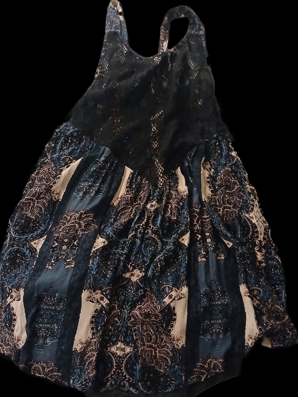Free People "Count Me In" Trapeeze Top/Mini Dress Size Small